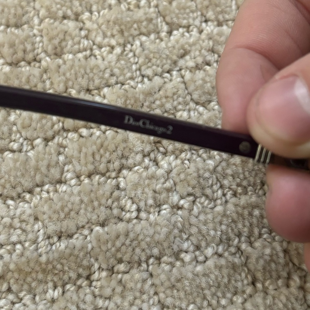 Christian Dior Chicago 2 Aviator Sunglasses Blue - Picture 3 of 7